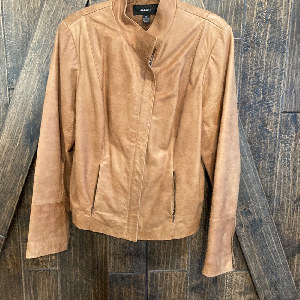 Alfani leather jacket, size XL